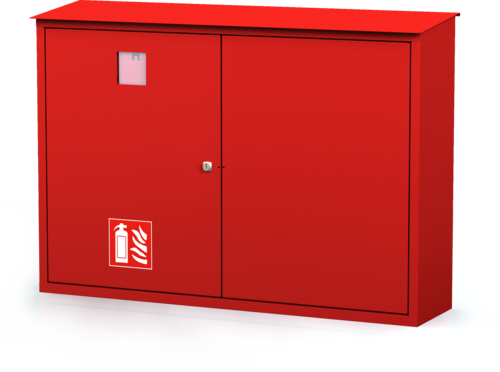 Exterior cabinets for fire extinguishers 720 x 1020 x 240